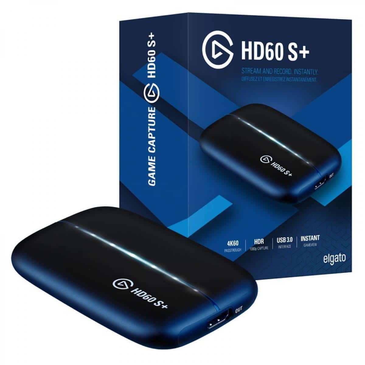 Elgato Hd60 S+ Capture Card 1080p60 Hdr10 Capture, 4k60 Hdr10 Zero-lag Passthrough, Ultra-low Latenc |  Streaming & Live