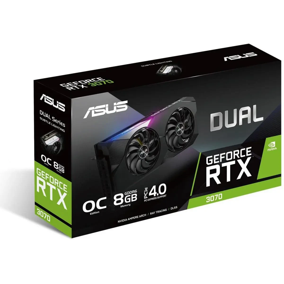 ASUS GeForce RTX 3070 OC Dual Edition 8GB GDDR6 - White Angel