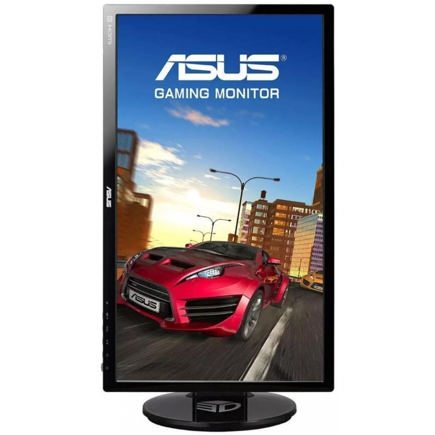 Asus Vg248qe 24 144hz 1ms 3d Gaming Monitor White Angel 4788