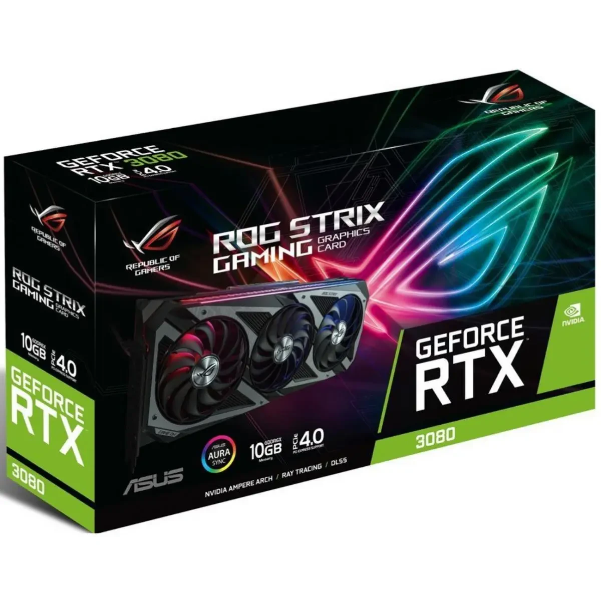 ASUS ROG STRIX GeForce RTX 3080 Gaming 10GB OC Edition - White Angel