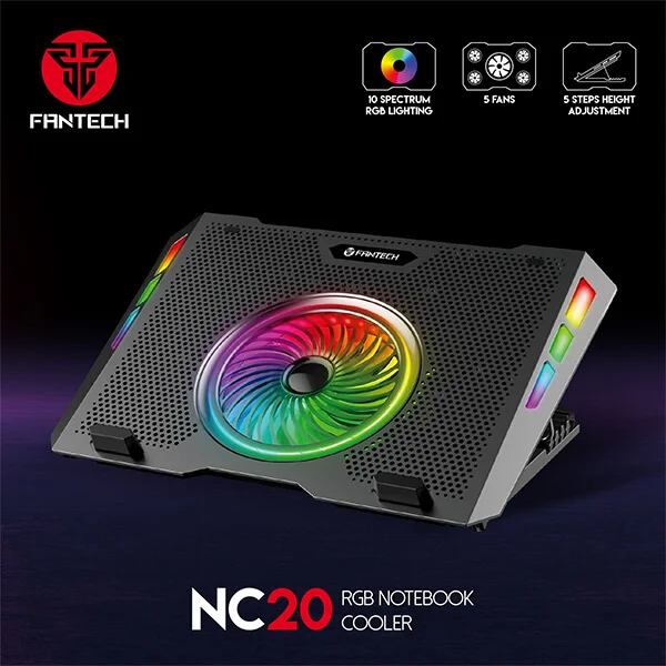 Fantech Nc20 Rgb Notebook Cooler |  Accessories