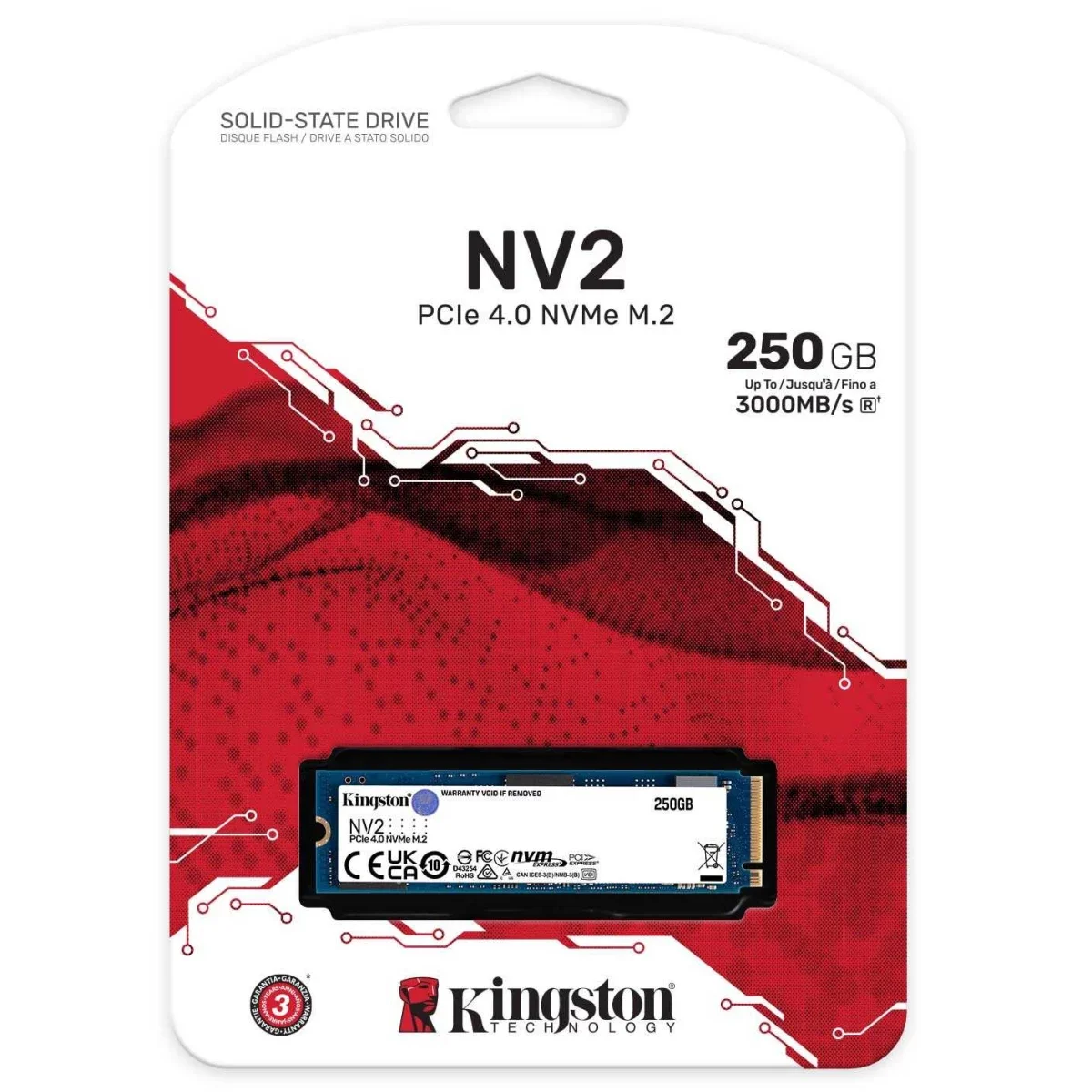 Kingston Nv2 250g M.2 2280 Nvme Internal Ssd |  SSD