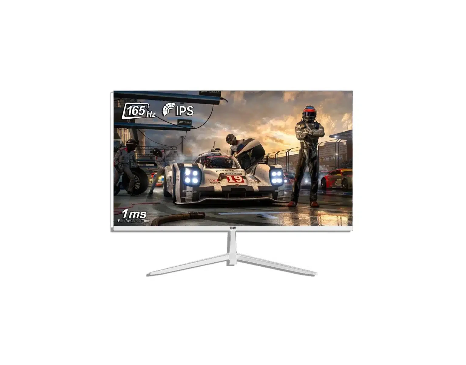 ISOM 24 INCH ( 165HZ ) FHD IPS 1MS FRAMELESS CURVED GAMING MONITOR