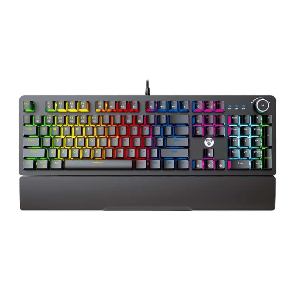 Fantech Maxpower Mk853 V2 Rgb Mechanical Gaming Keyboard, Macro Supported, Ergonomic Wrist Rest, Ant |  Keyboard