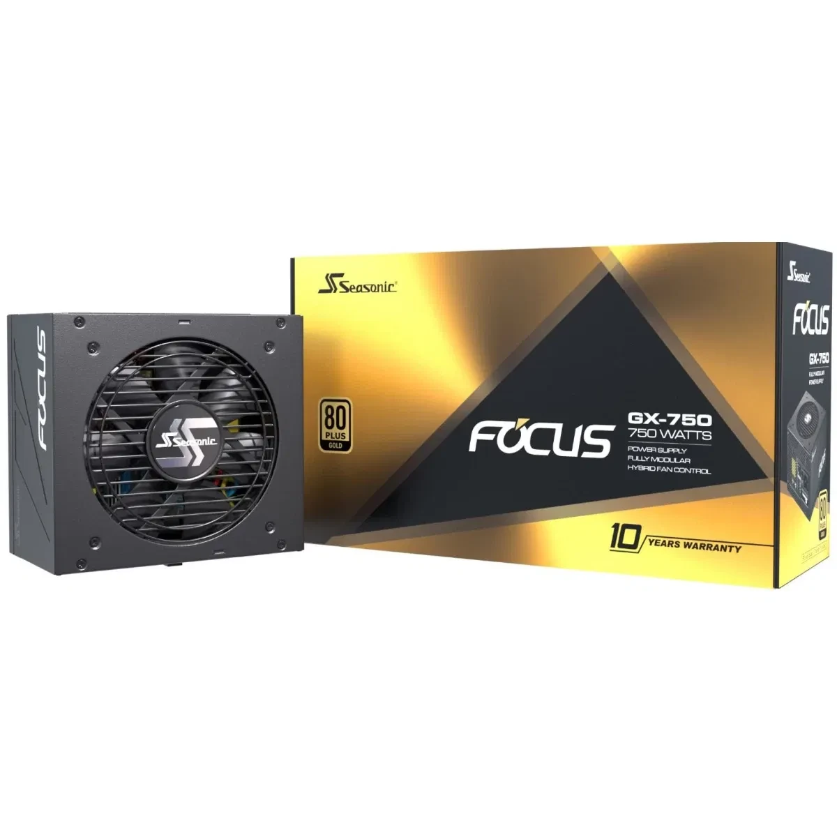 Seasonic FOCUS GX-750 750W 80+ Gold Full-Modular Fan Control in Fanless Silent | Components | Power Supply