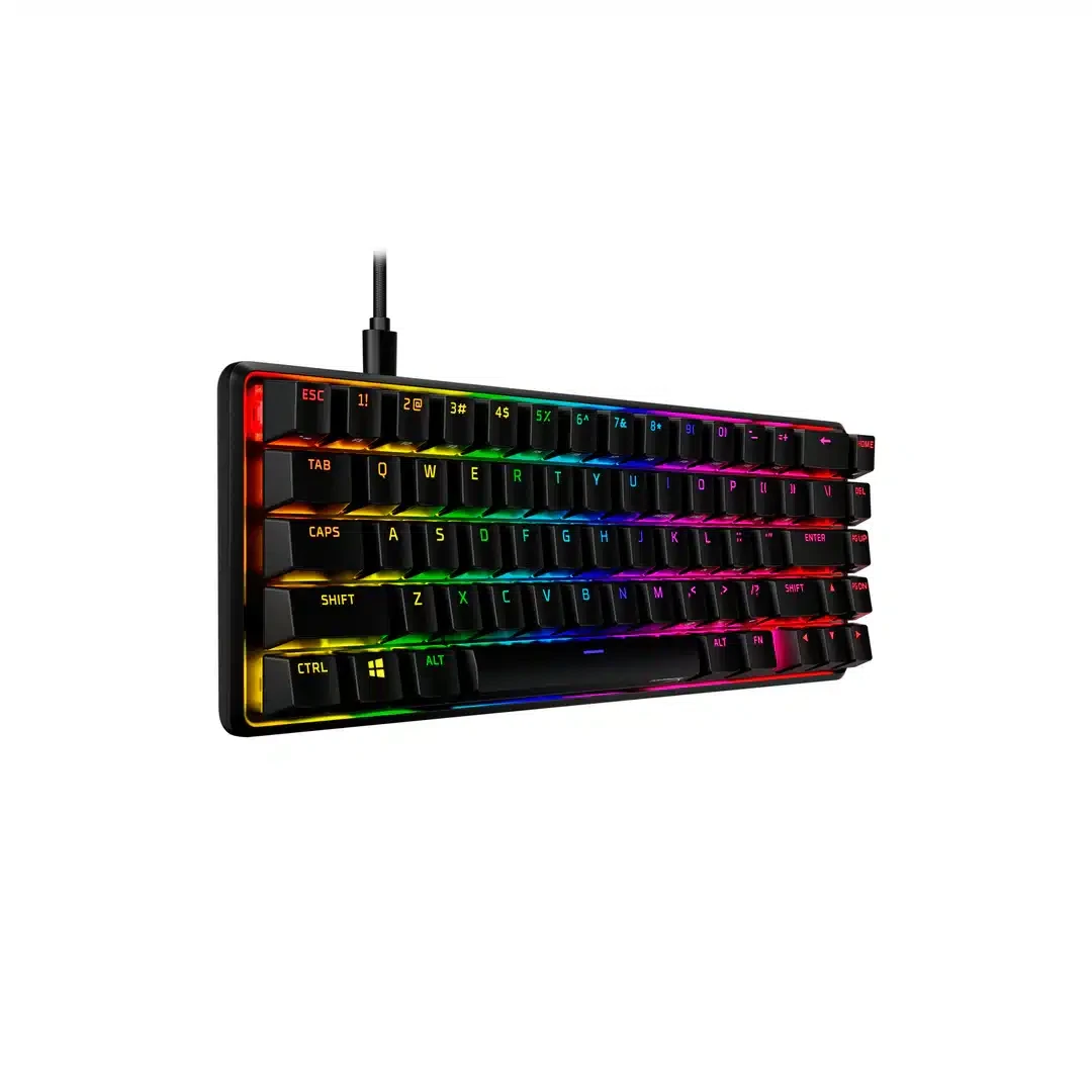 HyperX Alloy Origins 65 Mechanical Gaming Keyboard Compact 65% Form Factor Linear Red Switch Double Shot PBT Keycaps | Accessories | Keyboard