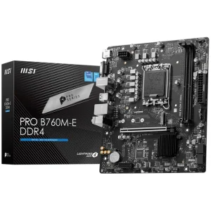 MSI PRO B760M-E mATX Gaming Motherboard