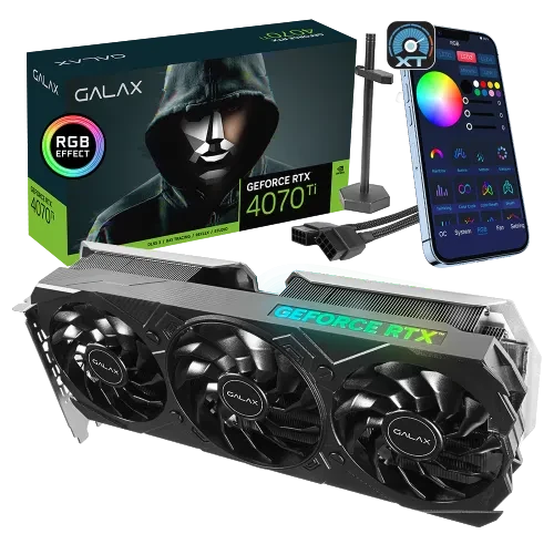 GALAX GeForce RTX™ 4070 Ti EX Gamer 1-Click OC 12GB GDDR6X 192-bit DP*3/HDMI 2.1/DLSS 3 | Graphics Card