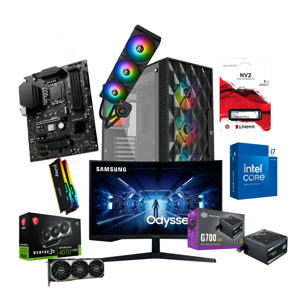 Best Custom-Built Core i7-14700K Gaming PC RTX 4070 Ti Super | Gaming PCs