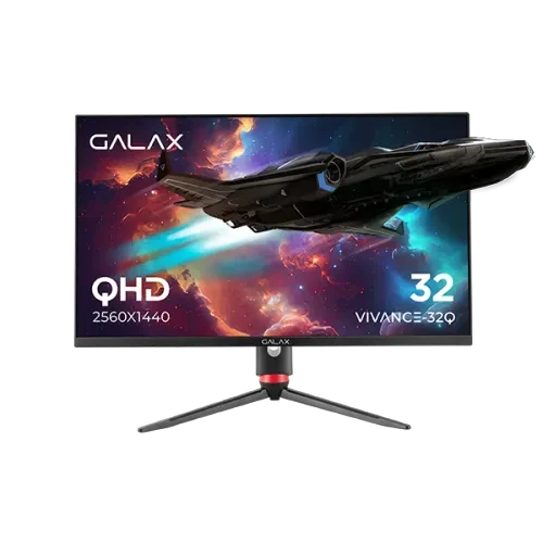 GALAX VIVANCE-32Q 32” QHD Gaming Monitor – 165Hz, 1ms, IPS, G-Sync Compatible, HDR10 | Discount November | Display & Monitors