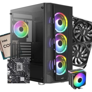 CORE I5 12400F / RTX 4060 /16GB RAM DDR4 3200MTs  / SSD NVMe 256GB / ASUS PRIME H610 M K / DEEPCOOL 650W