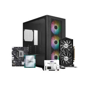 RTX 3050 Gaming PC – Intel i5-12400F | 16GB DDR4 | 256GB NVMe SSD | Cooler Master Case