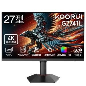 KOORUI G2741L – Next-Gen 27″ IPS Monitor with 4K 160Hz & 1080p 320Hz Modes