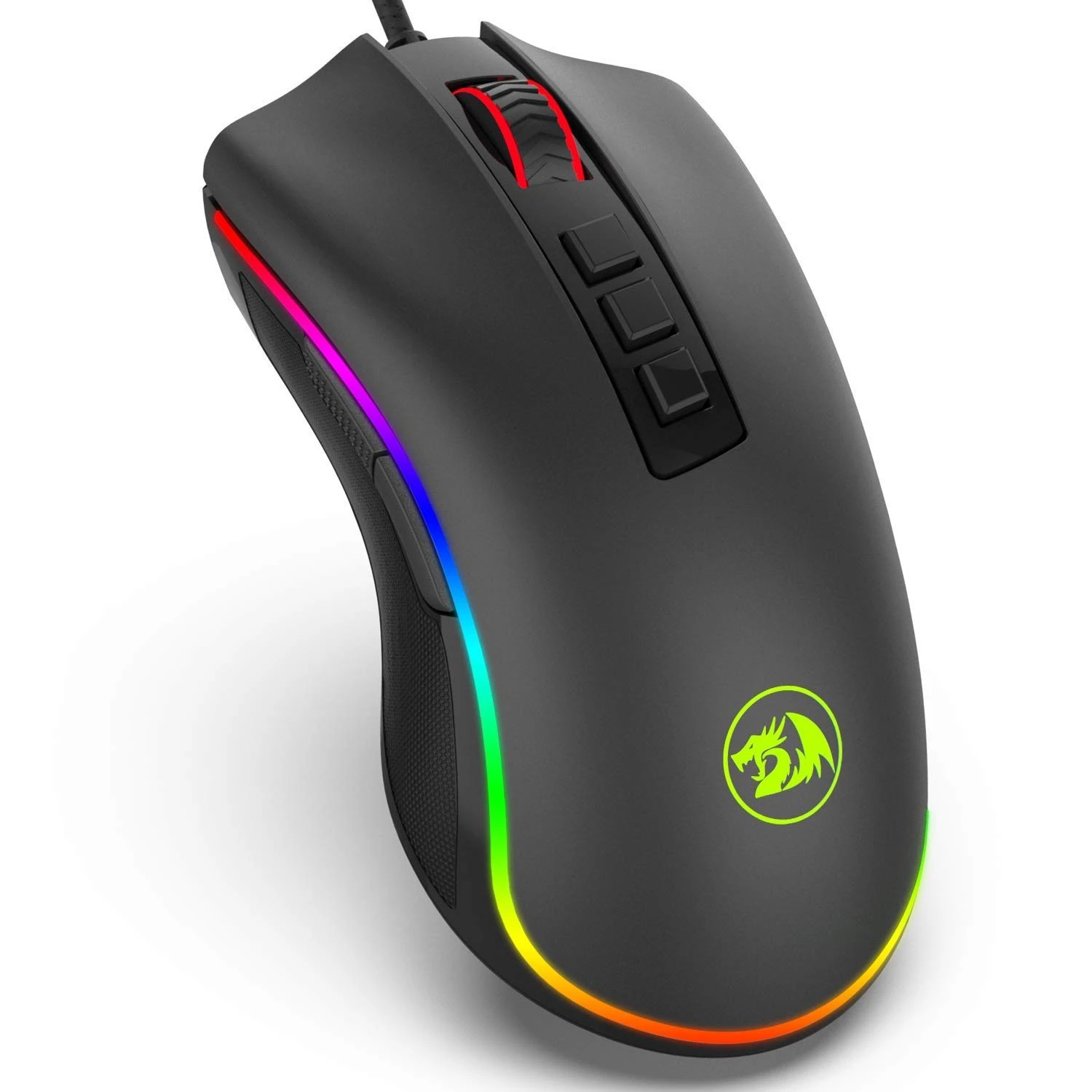 Redragon M711 Cobra RGB Gaming Mouse – 12400 DPI, 7 Programmable Buttons | Accessories