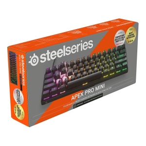 SteelSeries Apex Pro Mini Omnipoint Mechanical Gaming Keyboard – Adjustable Switches