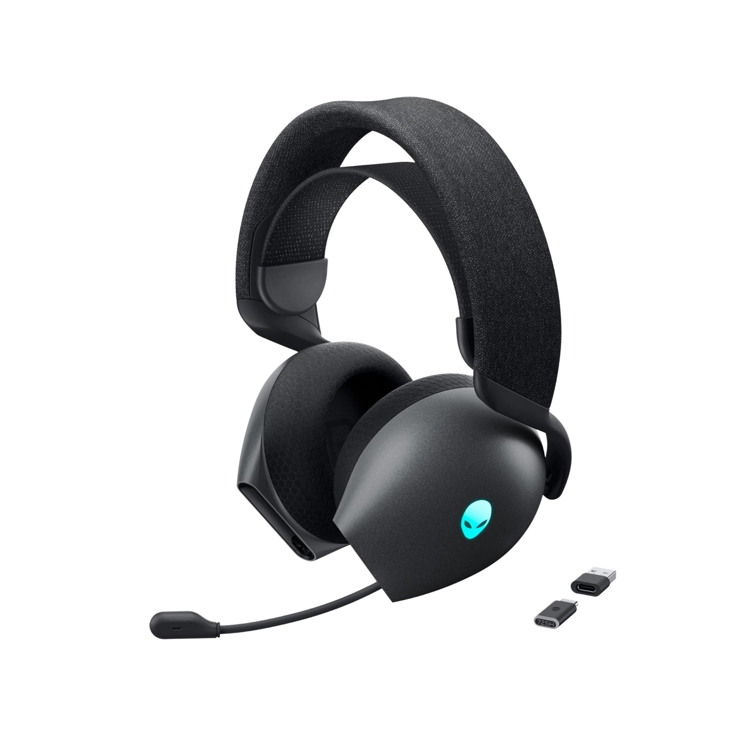 Alienware AW725H Tri-Mode Wireless Gaming Headset – Dark Side of the Moon | Accessories