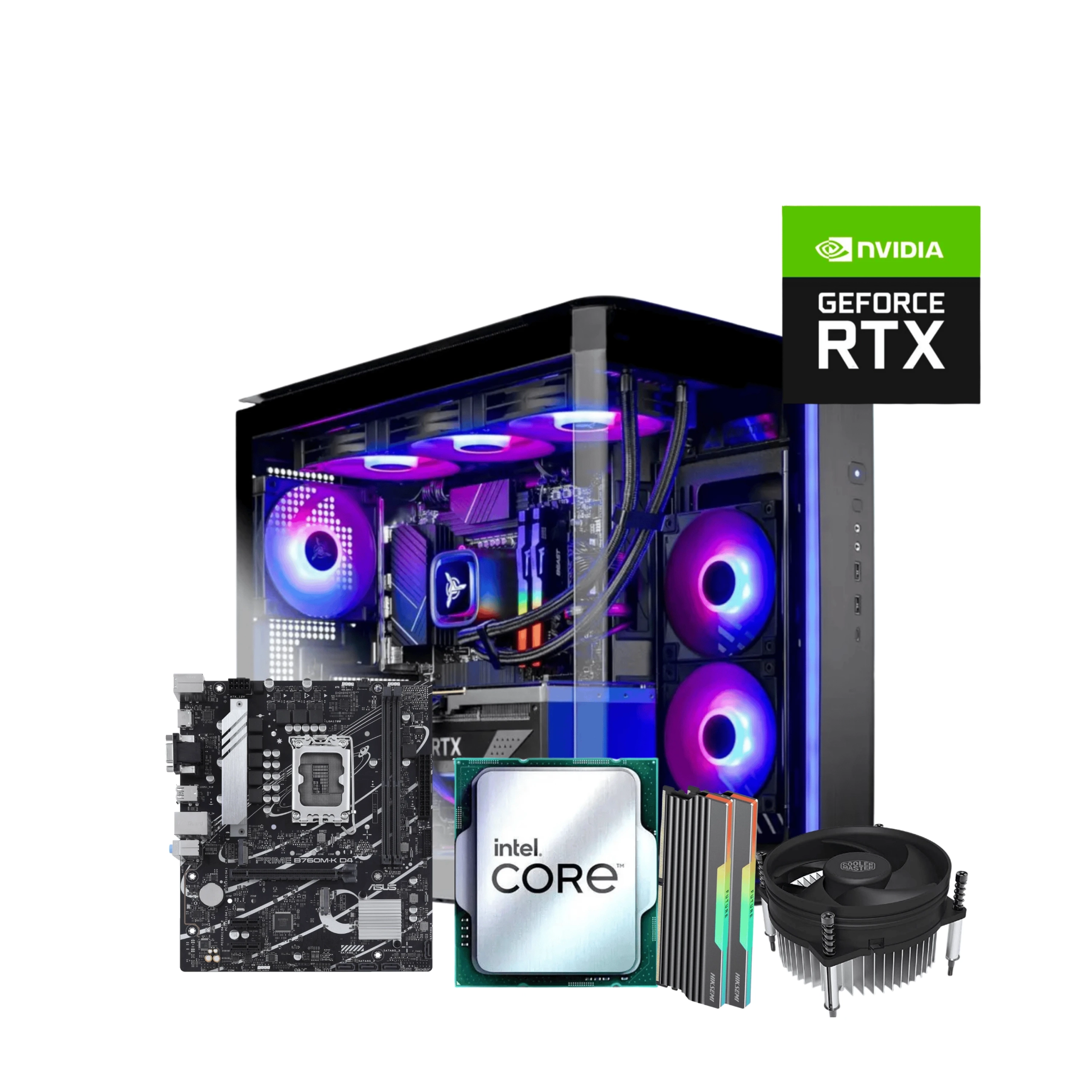 Intel Core i5-14400F RTX 5060 Ti Gaming PC – 32GB RAM, 512GB NVMe | Gaming PCs