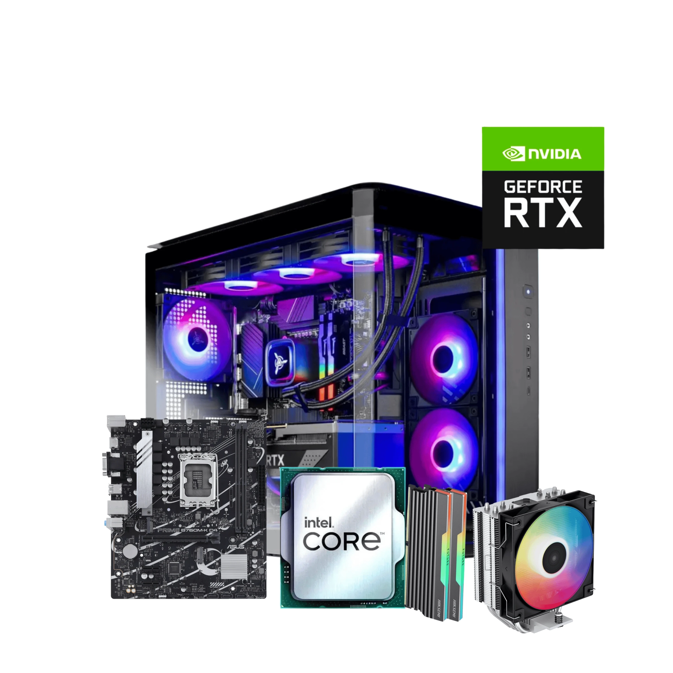 Intel Core i7-14700F RTX 5060 Ti Gaming PC – 16GB DDR5, 1TB NVMe | Gaming PCs