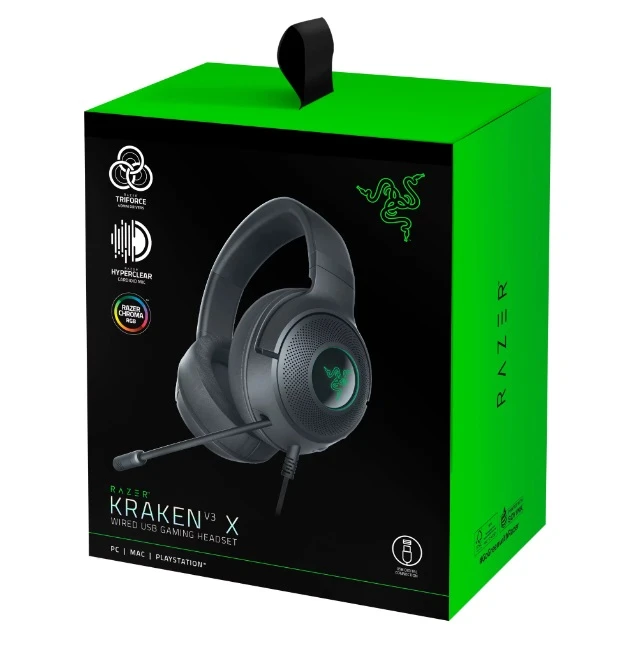 Razer Kraken V3 X Wired Gaming Headset – 7.1 Surround Sound | Accessories