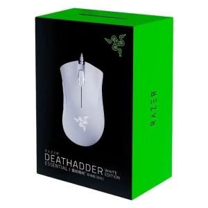 Razer DeathAdder Essential Wired Gaming Mouse White – 6400 DPI | White Angel Jordan