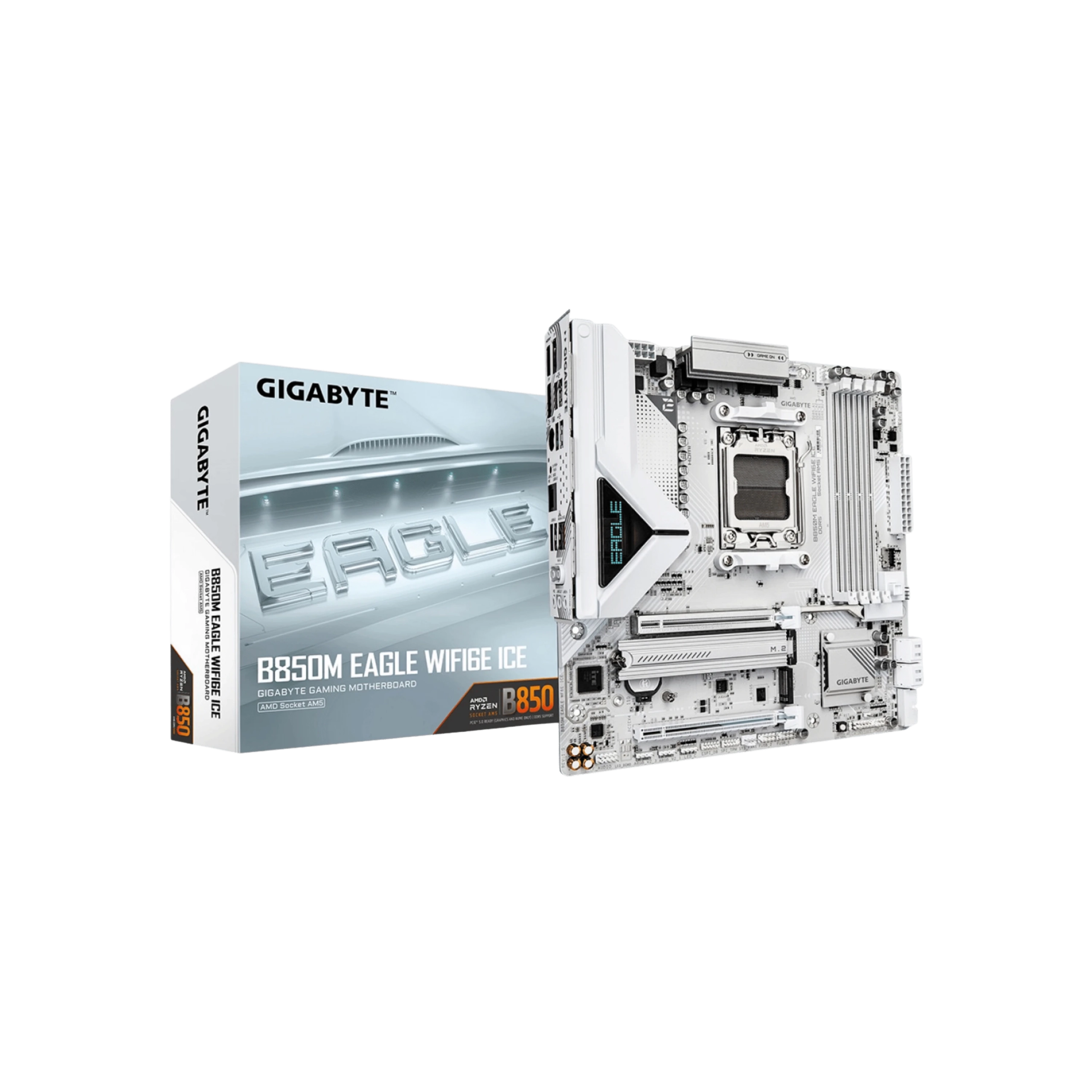 GIGABYTE B850M EAGLE WIFI6E ICE DDR5 AM5 Motherboard | Motherboard