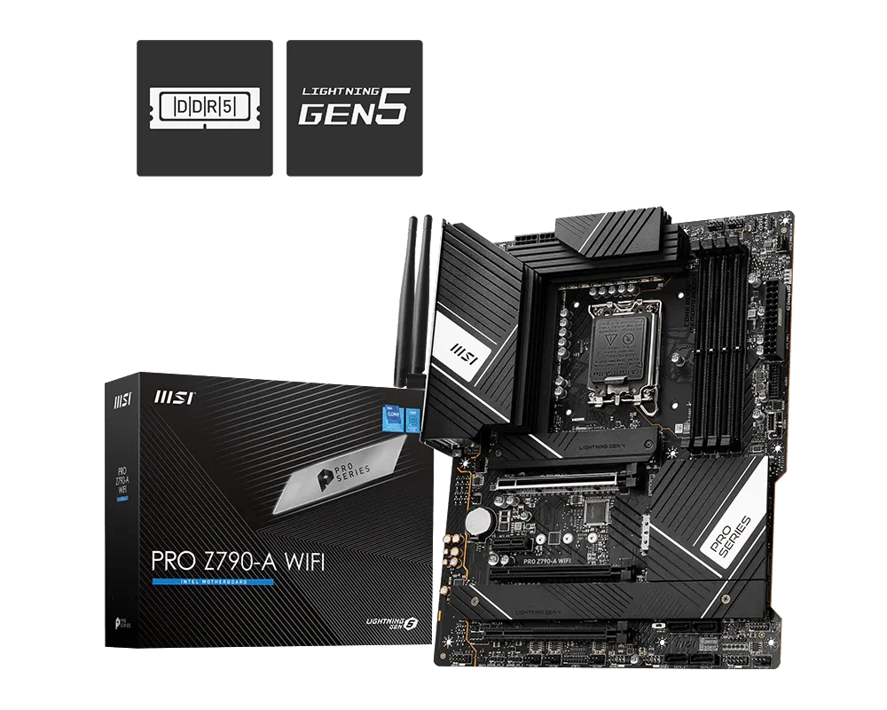 MSI PRO Z790-A WIFI DDR5 Intel ATX Motherboard | Motherboard