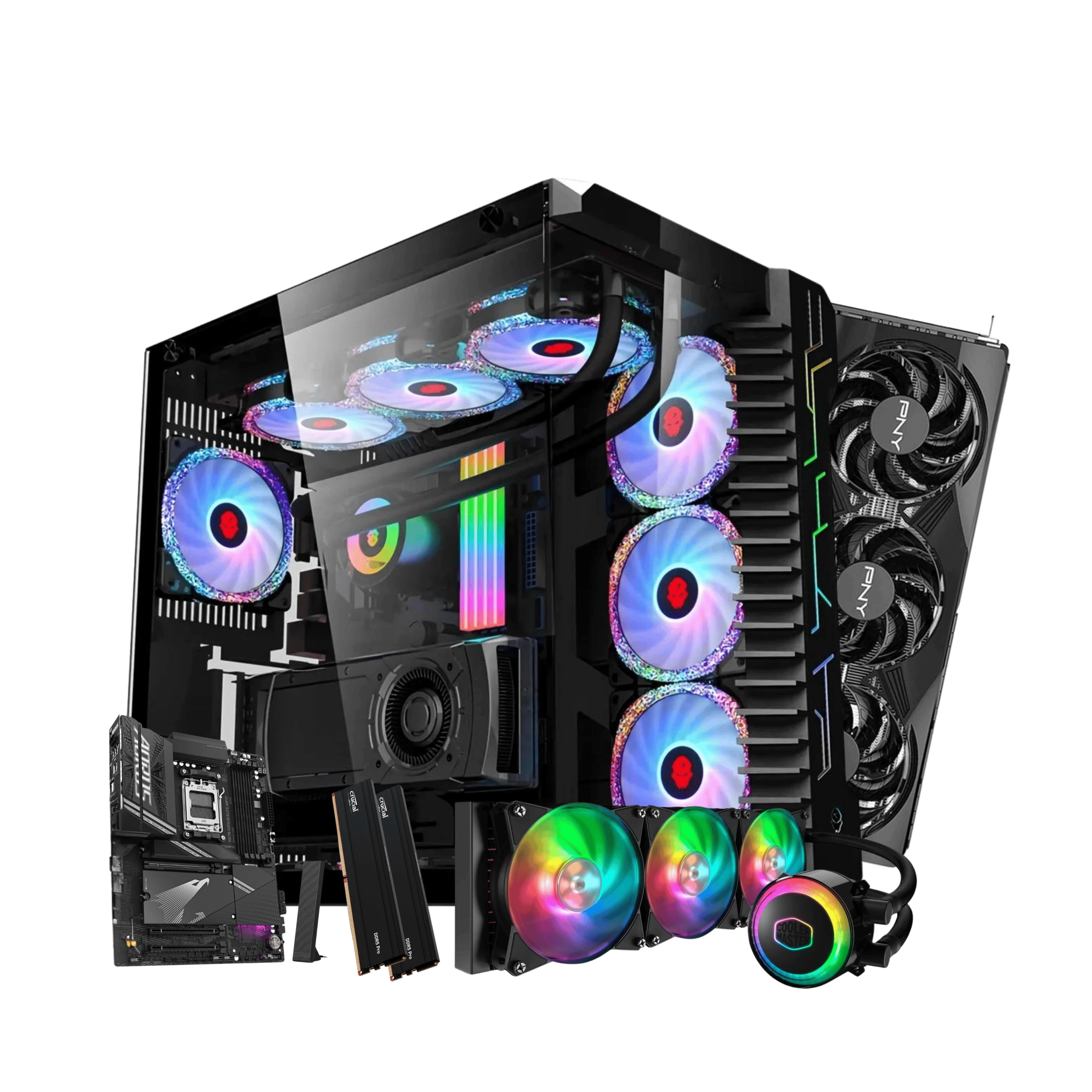 Ultimate Flagship Gaming PC – Ryzen 9 9950X3D | RTX 5070 Ti | DDR5 6400 | Gen5 NVMe | Gaming PCs