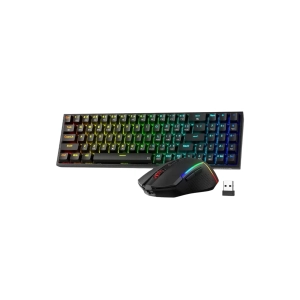Redragon S136 Gaming Keyboard + Mouse Combo – Wireless RGB Mechanical Bundle
