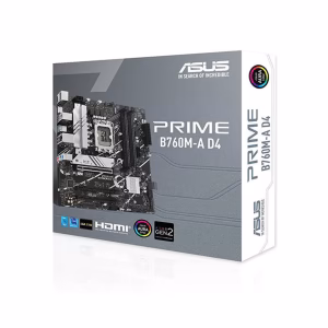 ASUS Prime B760M-A DDR4 Intel Motherboard – Reliable Performance for Gaming & Productivity