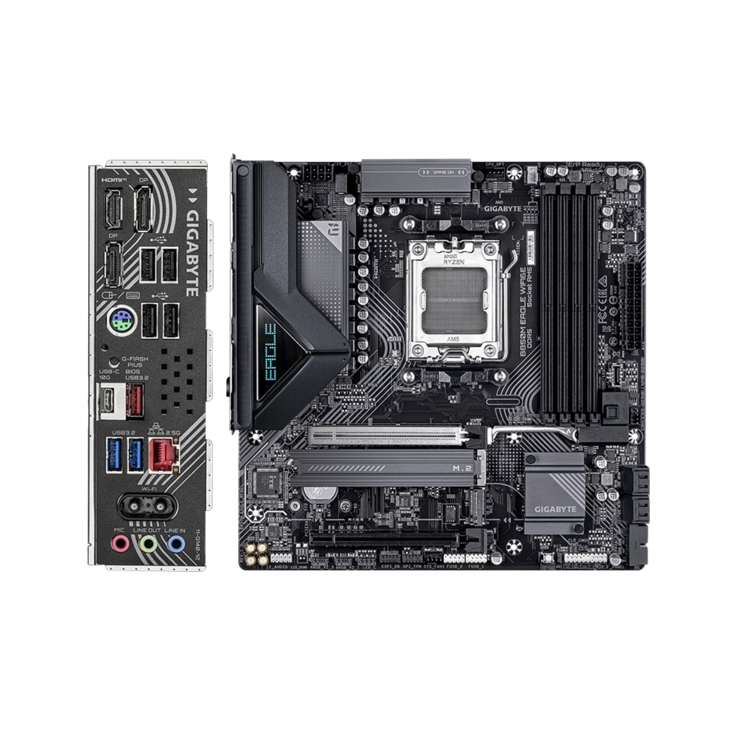 GIGABYTE B850M EAGLE WIFI6E AM5 Micro-ATX Gaming Motherboard | AMD MOTHERBOARD | Motherboard GIGABYTE B850M EAGLE WIFI6E AM5 Micro-ATX Gaming Motherboard | AMD MOTHERBOARD | Motherboard