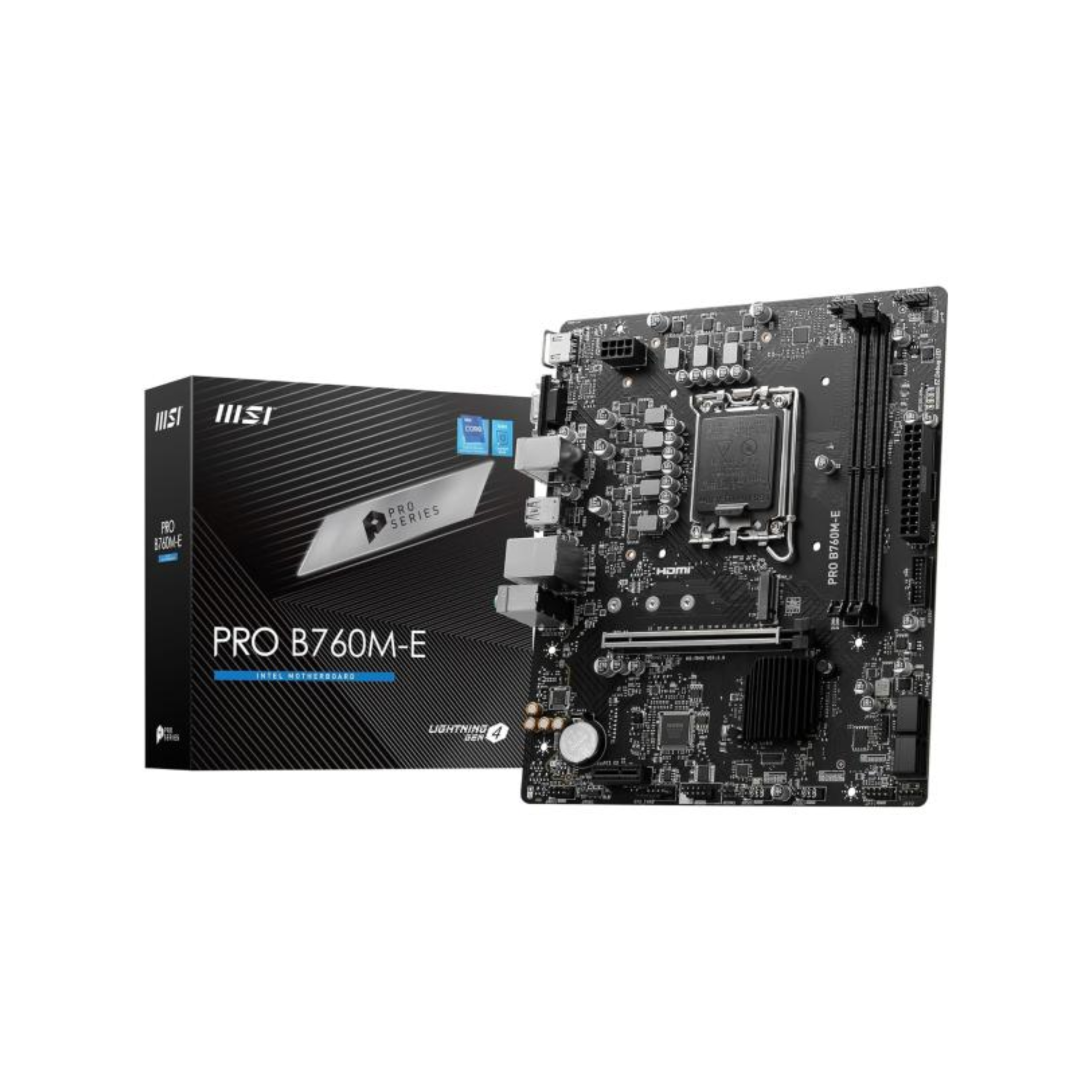 MSI PRO B760M-E DDR5 Micro-ATX Motherboard | INTEL MOTHERBOARD | Motherboard
