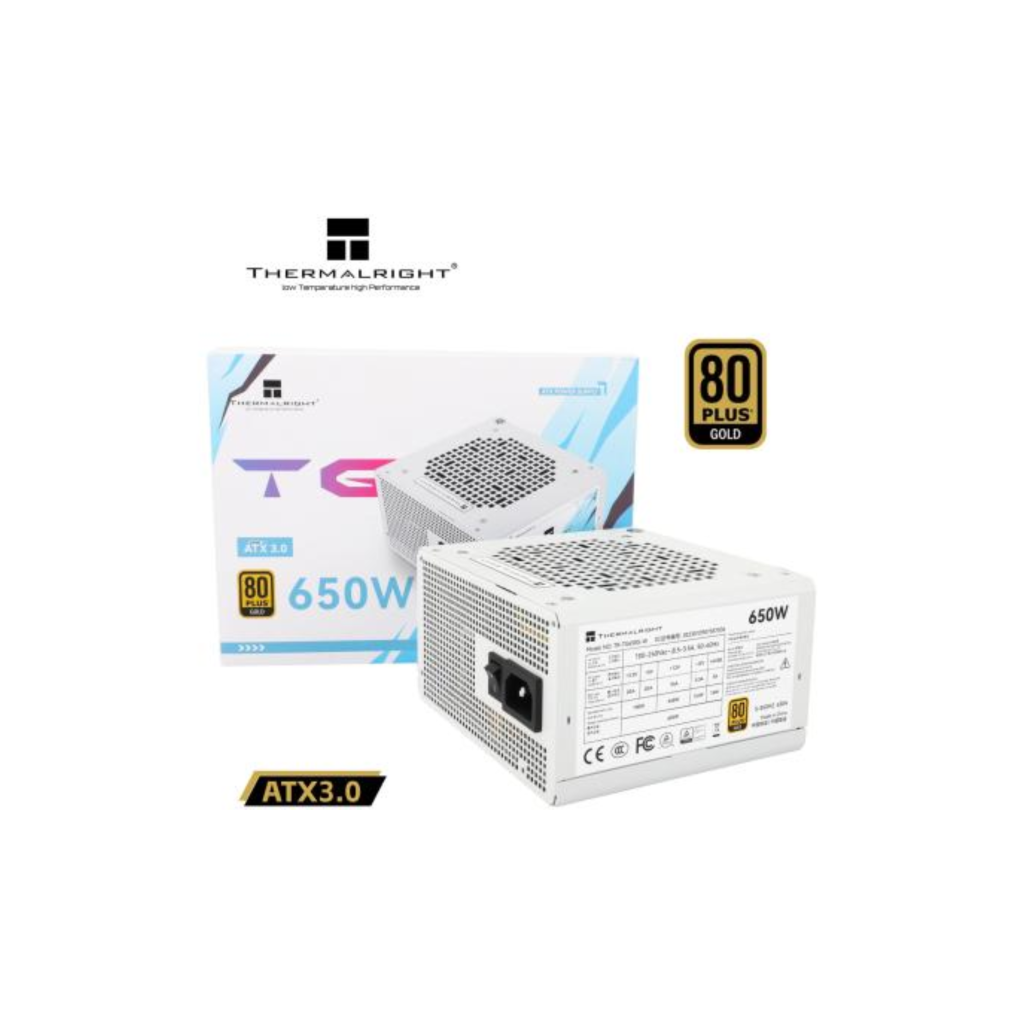 Thermalright TR-TG650S-W 650W 80 PLUS Gold White Power Supply