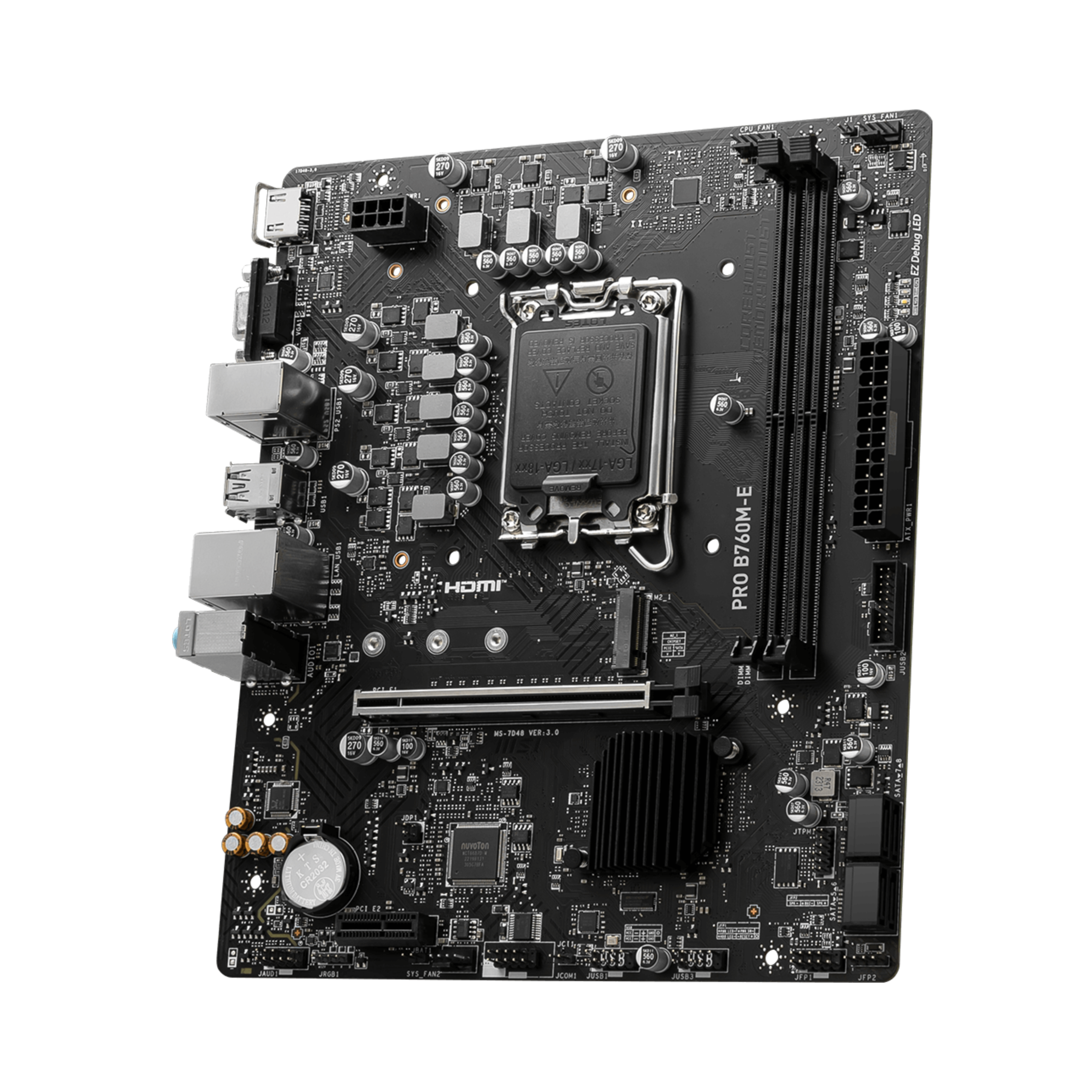 MSI PRO B760M-E DDR5 Micro-ATX Motherboard | INTEL MOTHERBOARD | Motherboard MSI PRO B760M-E DDR5 Micro-ATX Motherboard | INTEL MOTHERBOARD | Motherboard