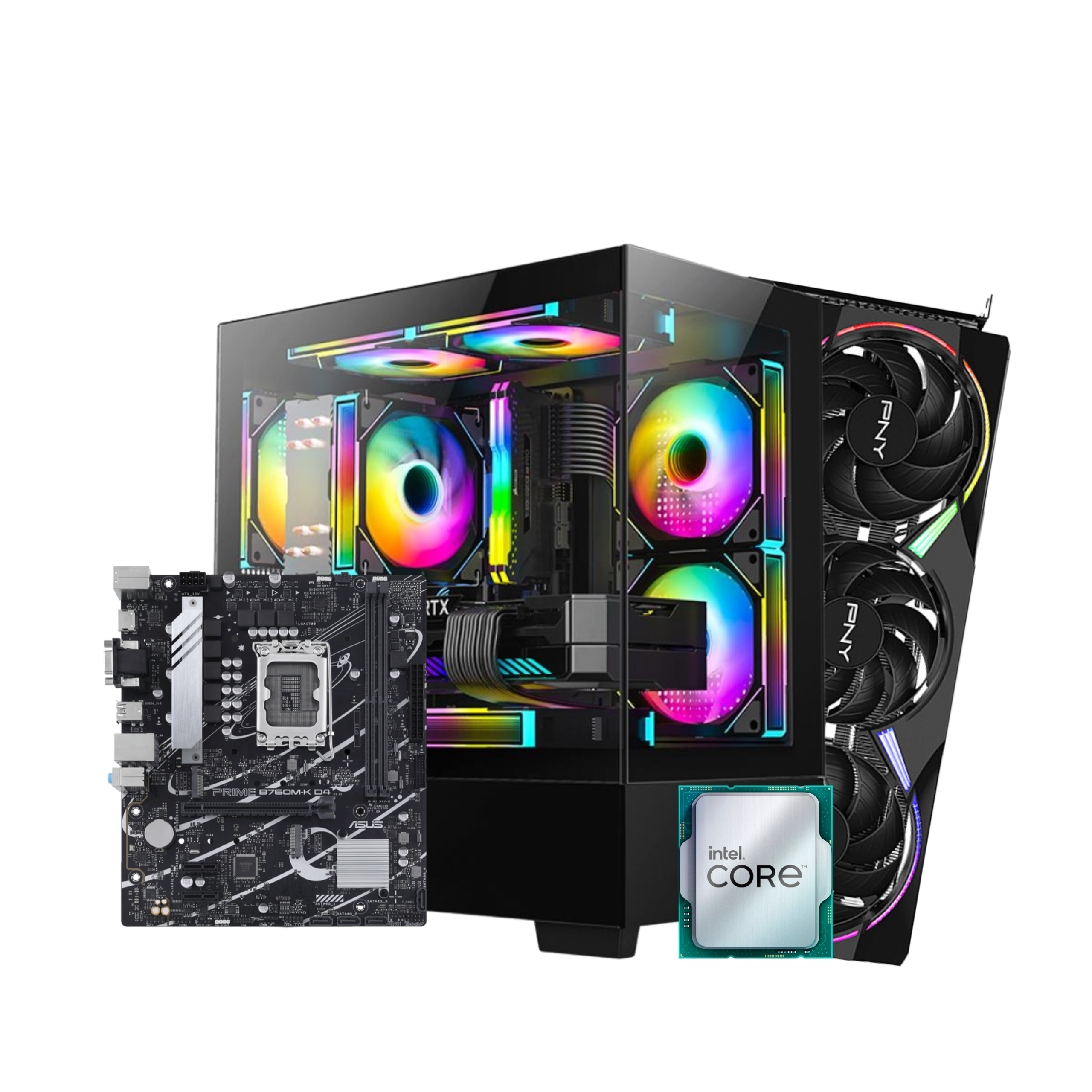 Intel Core i5-14400F RTX 5060 Ti 8GB Gaming PC | PNY OC Triple Fan | 16GB ARMOR | 1TB NVMe | Gaming PCs IN JORDAN