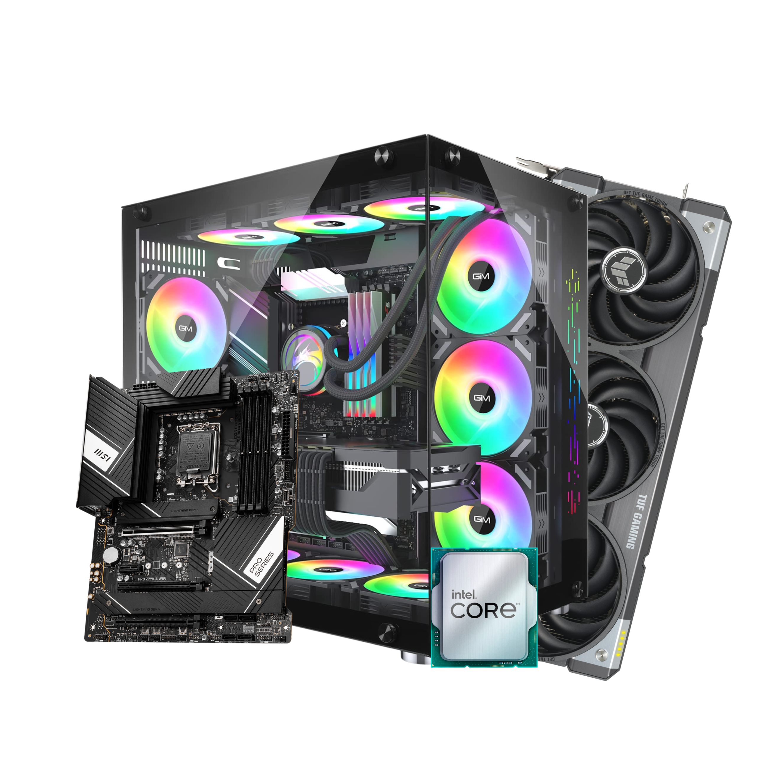 Intel Core i9-14900KF RTX 5070 12GB ASUS TUF Gaming PC | 32GB DDR5 6000 | 1TB NVMe | Gaming PCs IN JORDAN